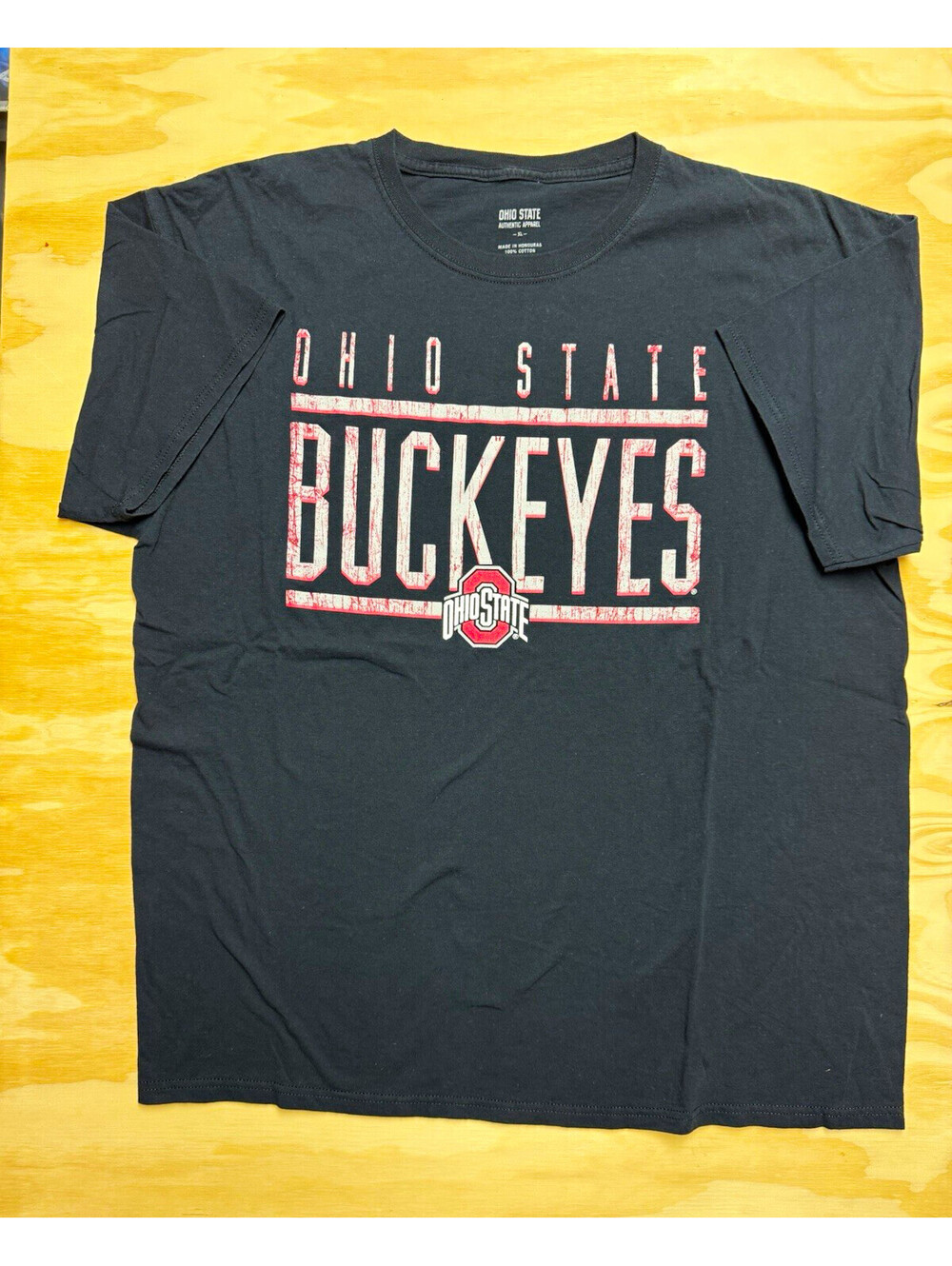 Ohio State Authentic Apparel Ohio State Buckeyes Gray T-Shirt Shirt Size XL